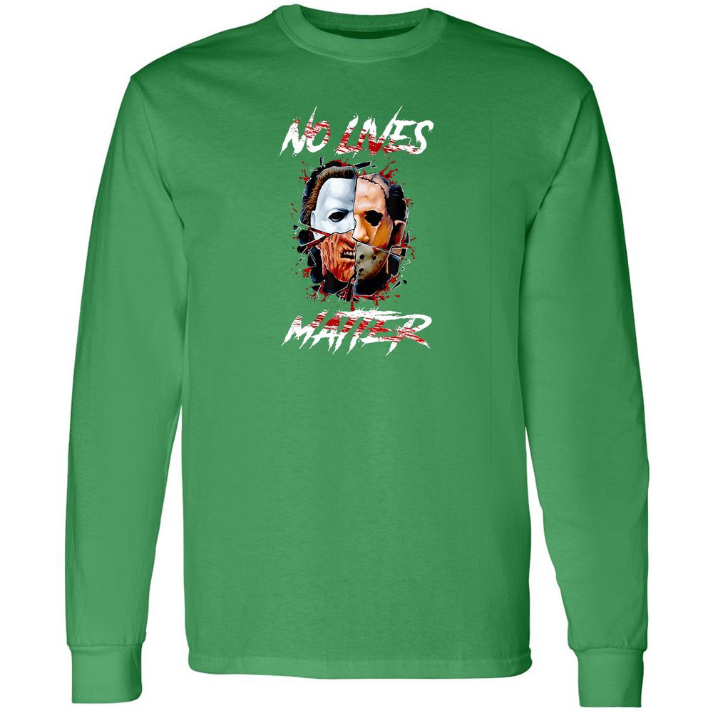 Long Sleeve T-Shirt - MD987JVH - Irish Green - 10