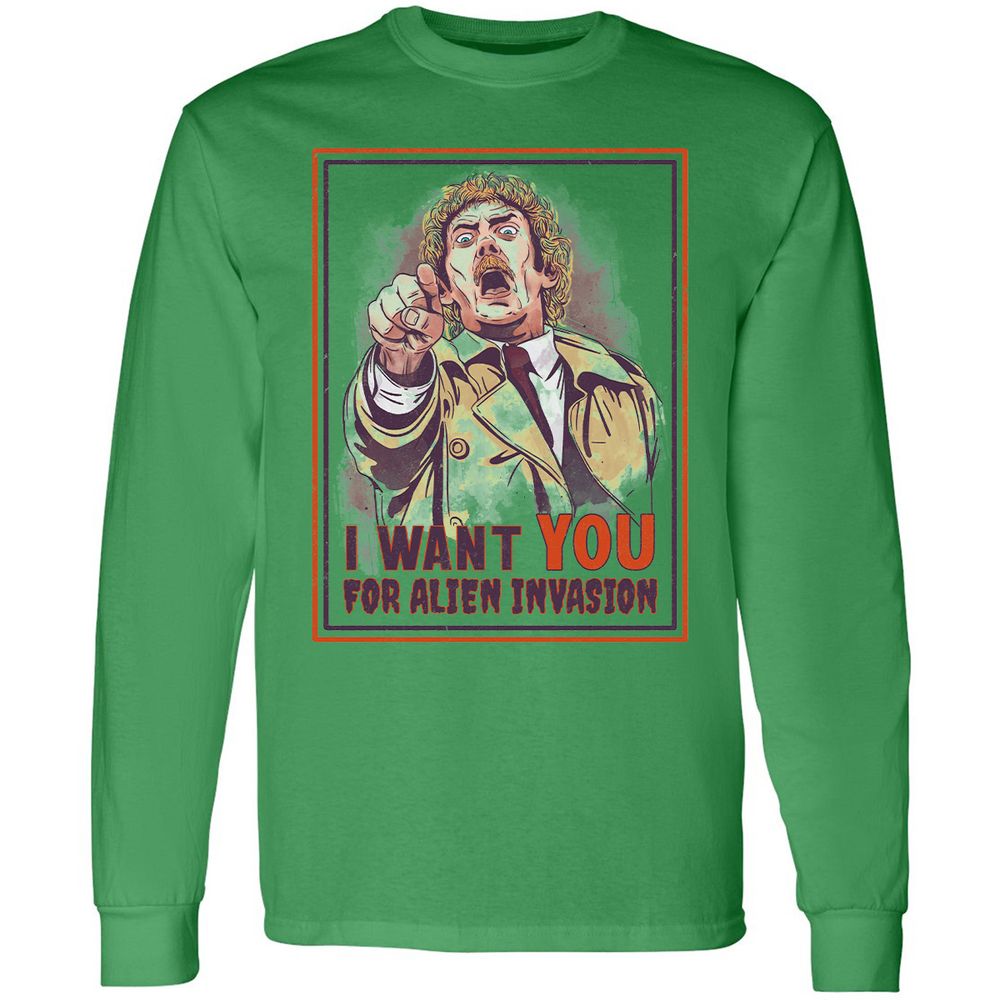 Long Sleeve T-Shirt - 4XFCPS8T - Irish Green - 10