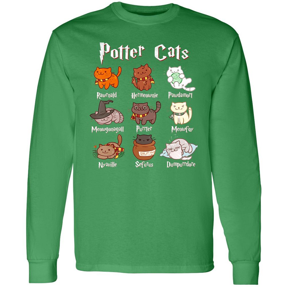 Long Sleeve T-Shirt - W9AAY7MQ - Irish Green - 10