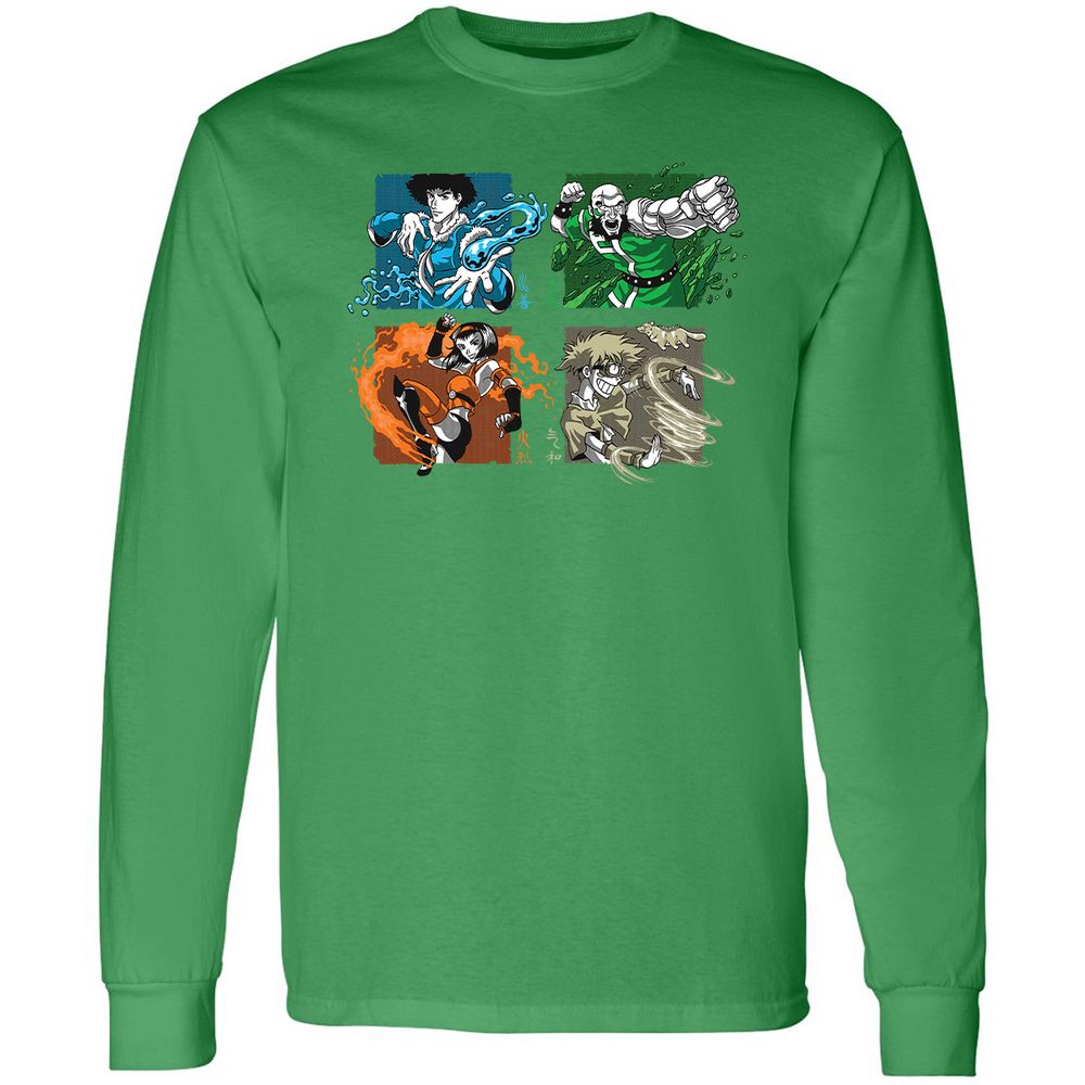 Long Sleeve T-Shirt - Z31VXC6U - Irish Green - 10