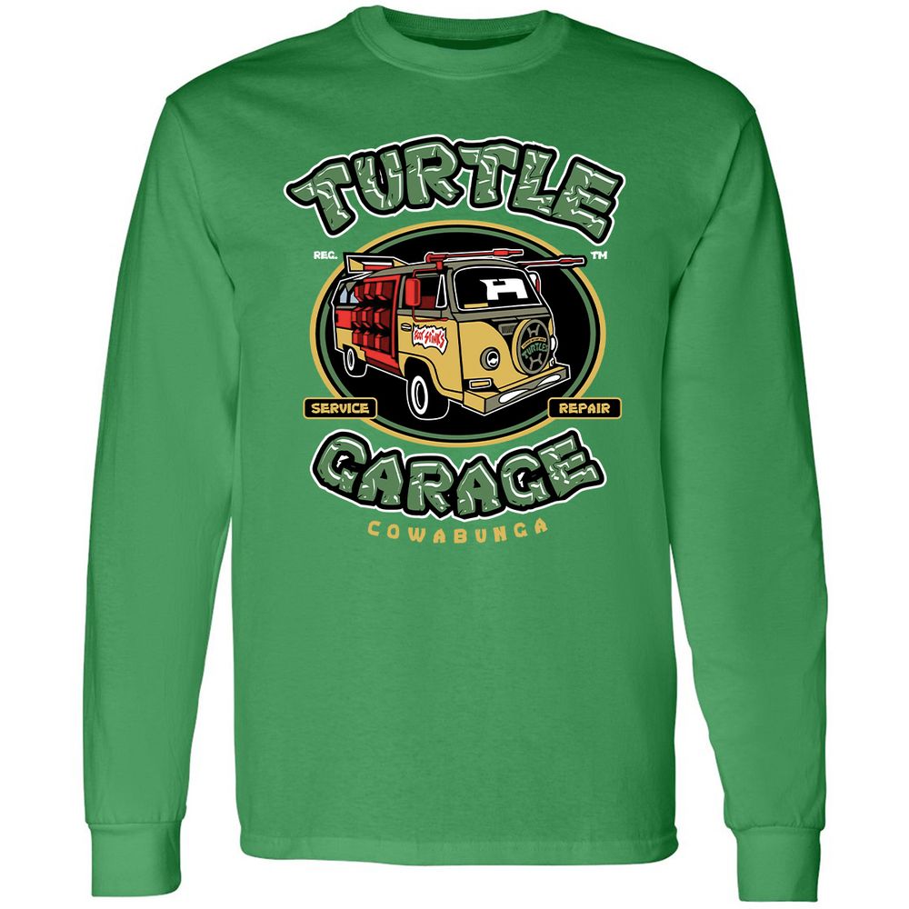 Long Sleeve T-Shirt - A6FUV7TQ - Irish Green - 10