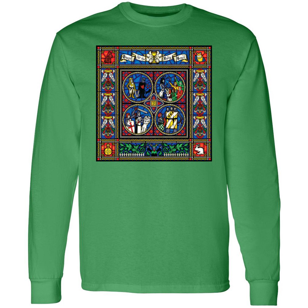 Long Sleeve T-Shirt - VZHJMPQW - Irish Green - 10