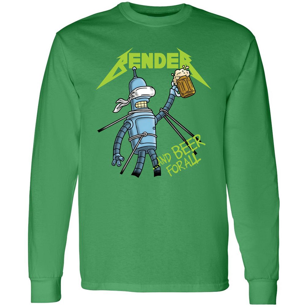 Long Sleeve T-Shirt - D4TDKMAJ - Irish Green - 10