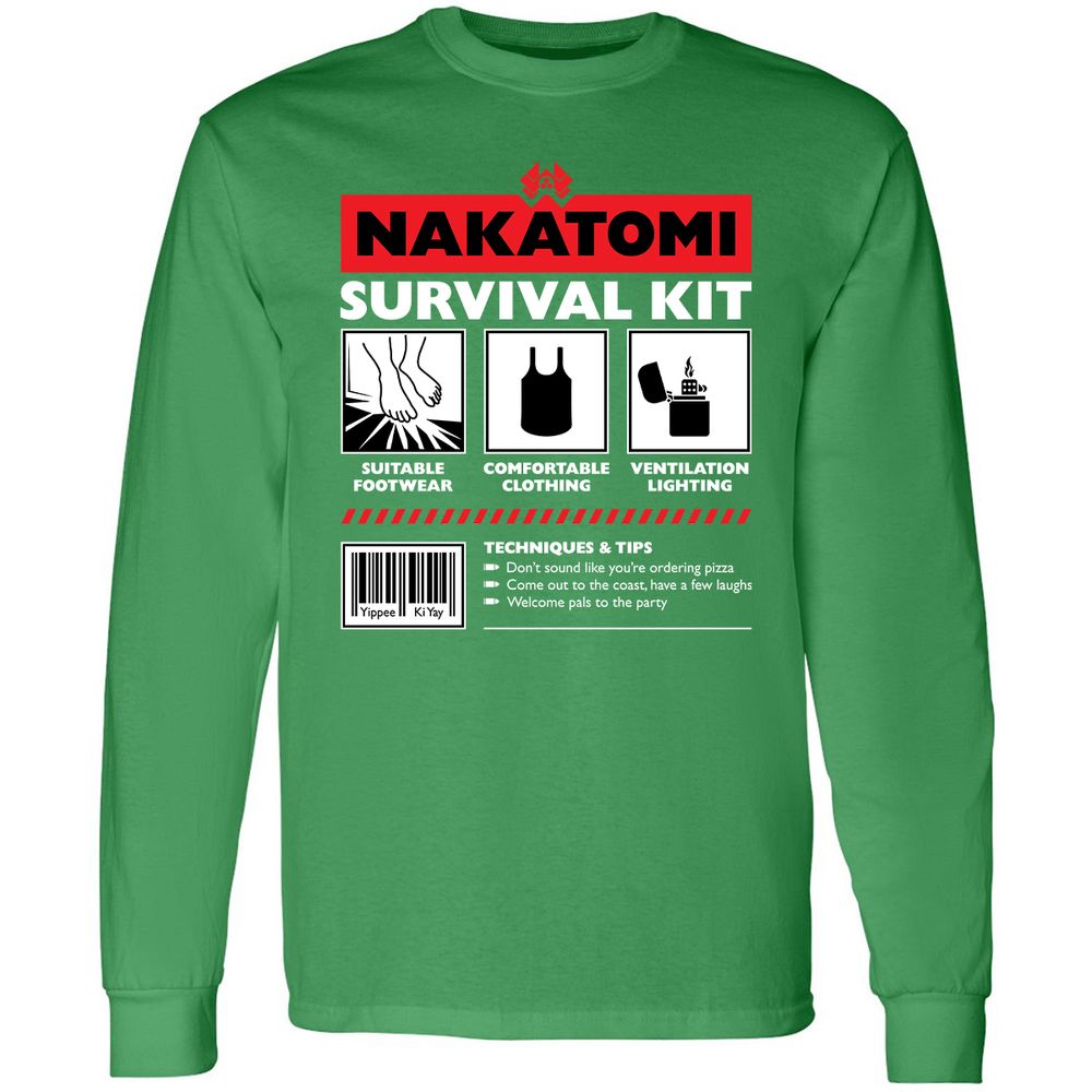 Long Sleeve T-Shirt - SKBS9EKK - Irish Green - 10