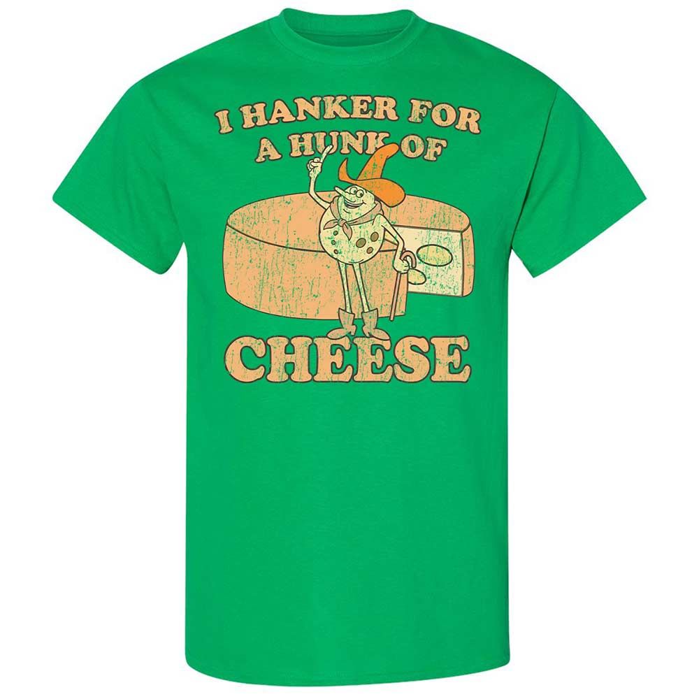 Hanker For A Hunk Of Cheese - Irish Green - 10