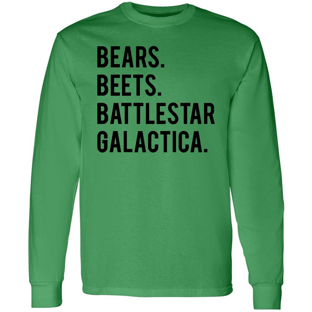 Long Sleeve T-Shirt - QXNYRL1G - Irish Green - 10