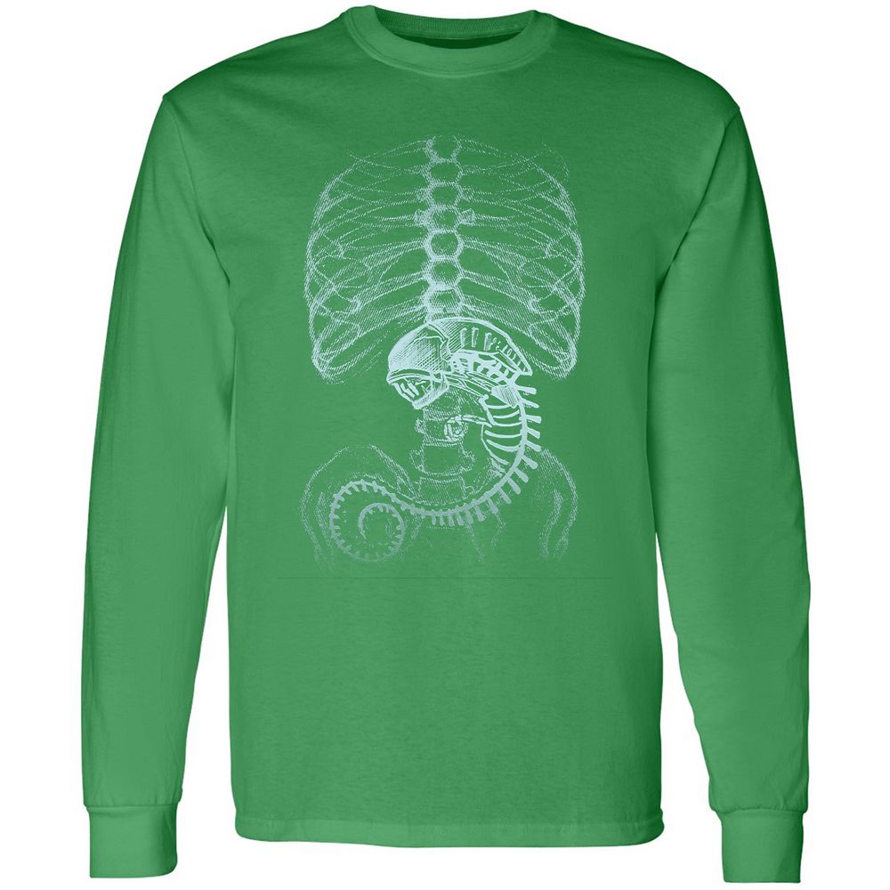 Long Sleeve T-Shirt - M89BJKB4 - Irish Green - 10