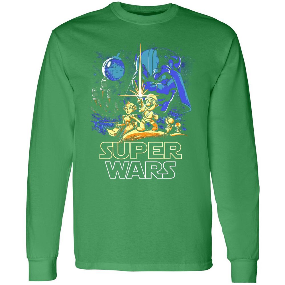 Long Sleeve T-Shirt - ZVVX6EB7 - Irish Green - 10
