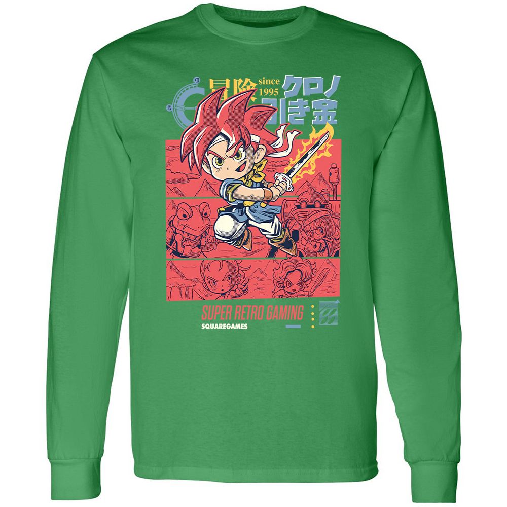 Long Sleeve T-Shirt - 51TUE3CF - Irish Green - 10