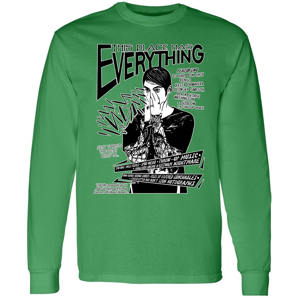Long Sleeve T-Shirt - Y34Q338G - Irish Green - 10