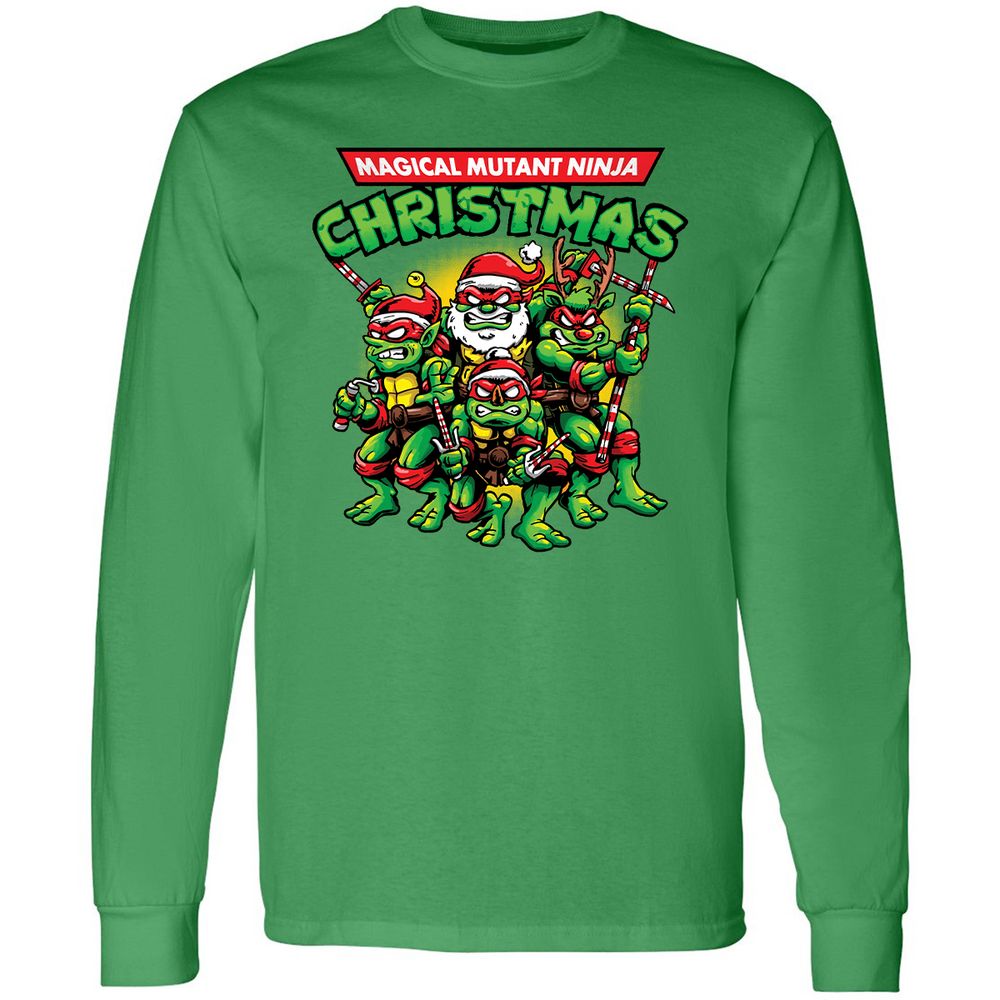 Long Sleeve T-Shirt - C9TQCZ6N - Irish Green - 10