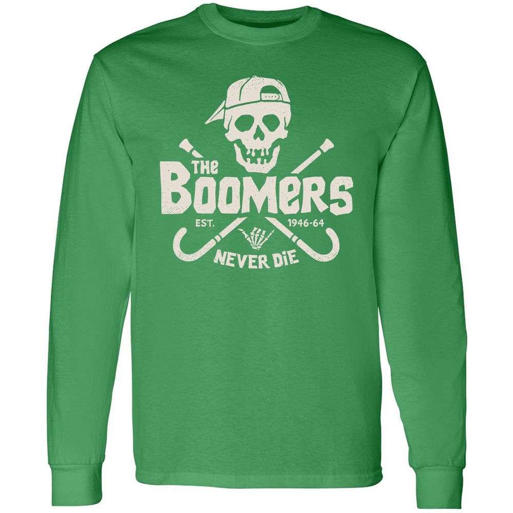 Long Sleeve T-Shirt - ZM41FQC4 - Irish Green - 10