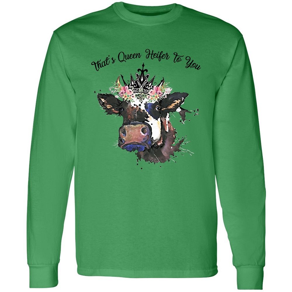 Long Sleeve T-Shirt - HUT9X2HF - Irish Green - 10