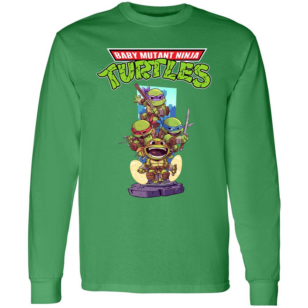 Long Sleeve T-Shirt - 67QUGFET - Irish Green - 10