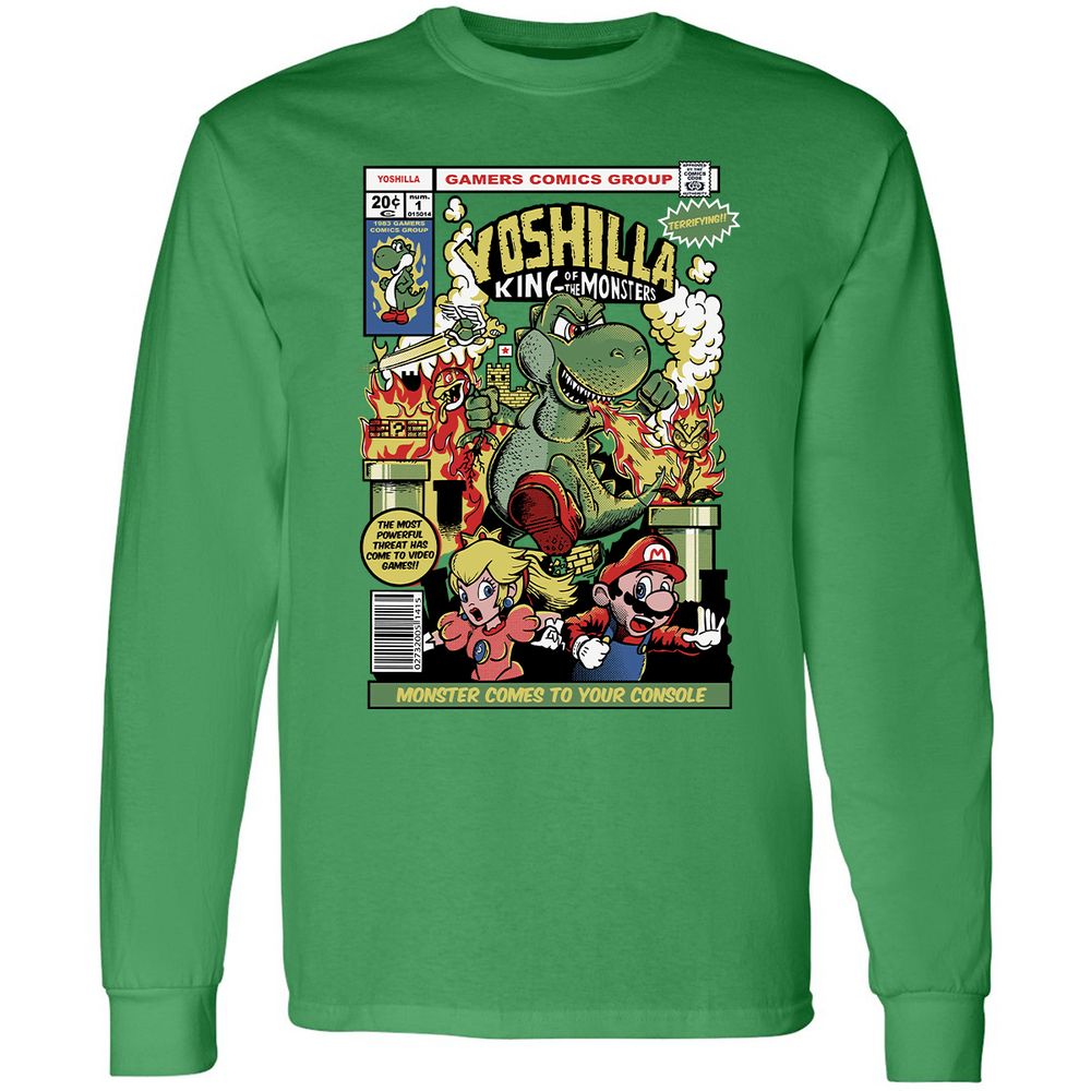 Long Sleeve T-Shirt - LVKVERZJ - Irish Green - 10