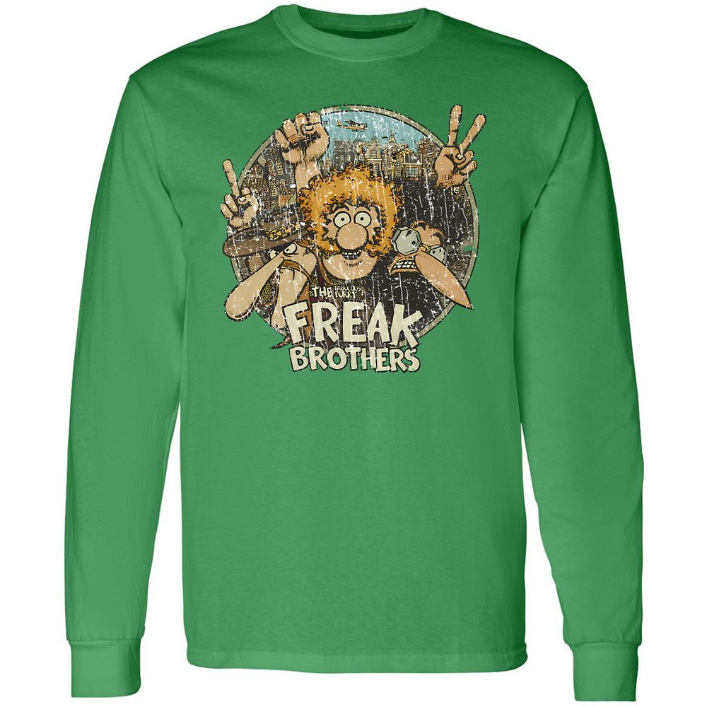 Long Sleeve T-Shirt - QM6AFH1J - Irish Green - 10