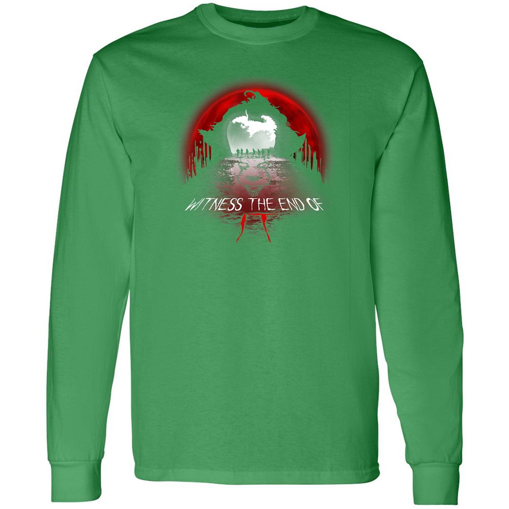Long Sleeve T-Shirt - HMG8GBY8 - Irish Green - 10