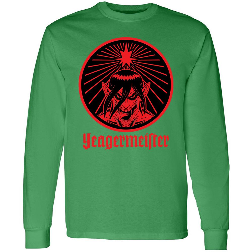Long Sleeve T-Shirt - 3218H657 - Irish Green - 10