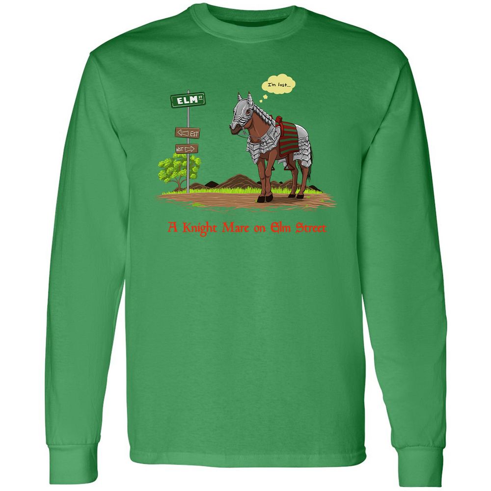 Long Sleeve T-Shirt - ZKMQQMWW - Irish Green - 10