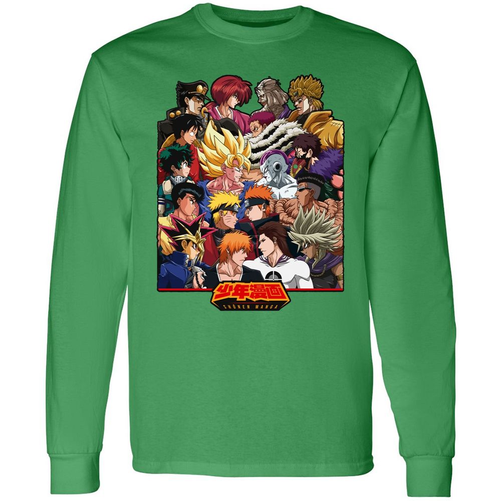 Long Sleeve T-Shirt - KUD3Y13E - Irish Green - 10