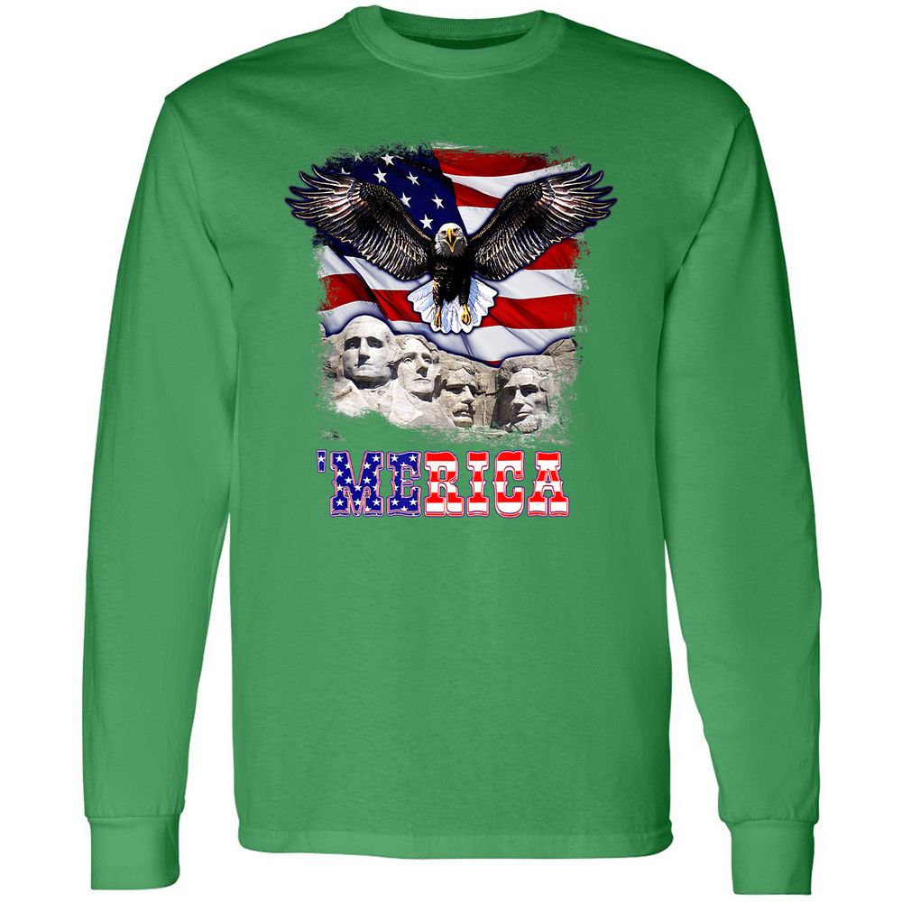 Long Sleeve T-Shirt - QQQL9VY6 - Irish Green - 10