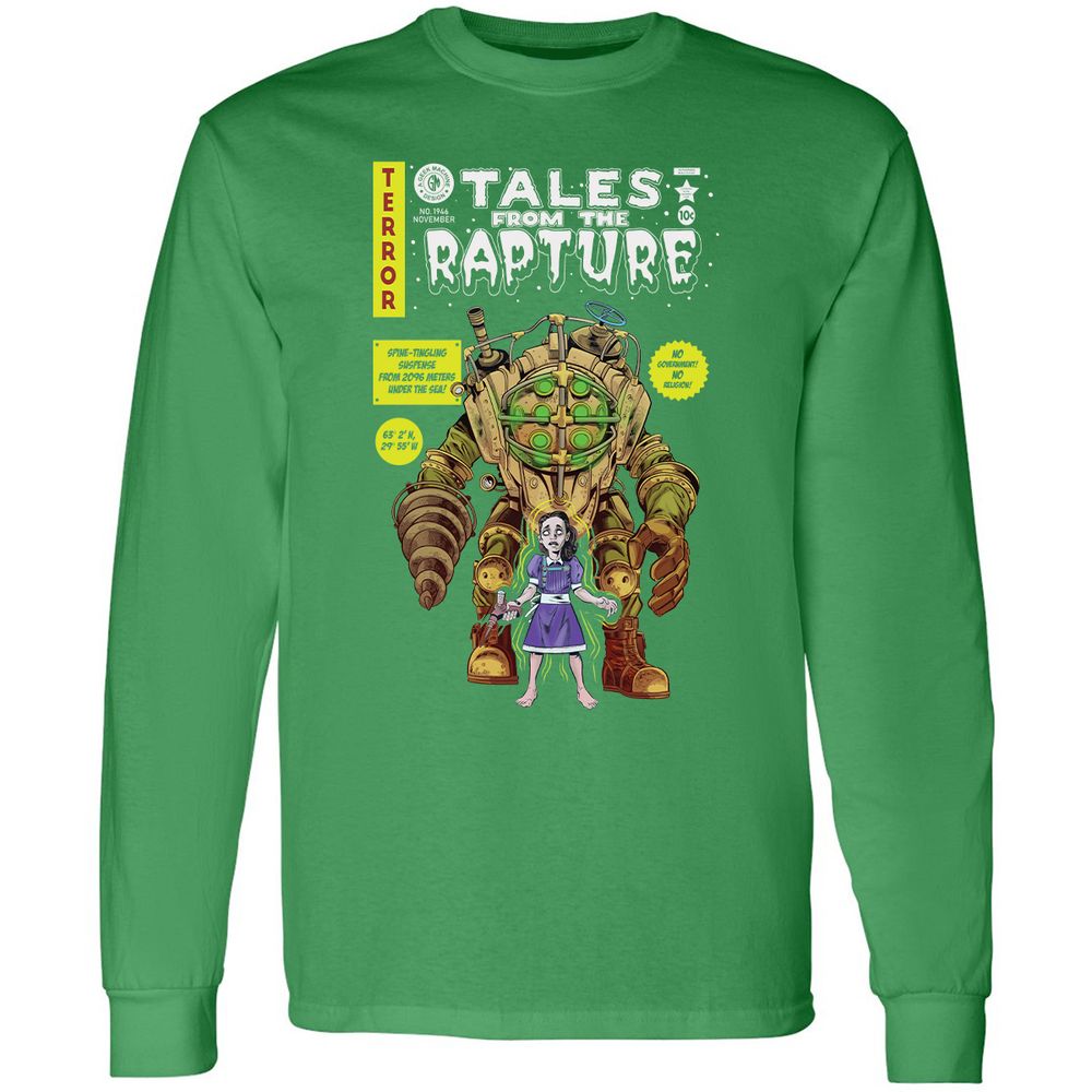 Long Sleeve T-Shirt - KW6EM9ZV - Irish Green - 10