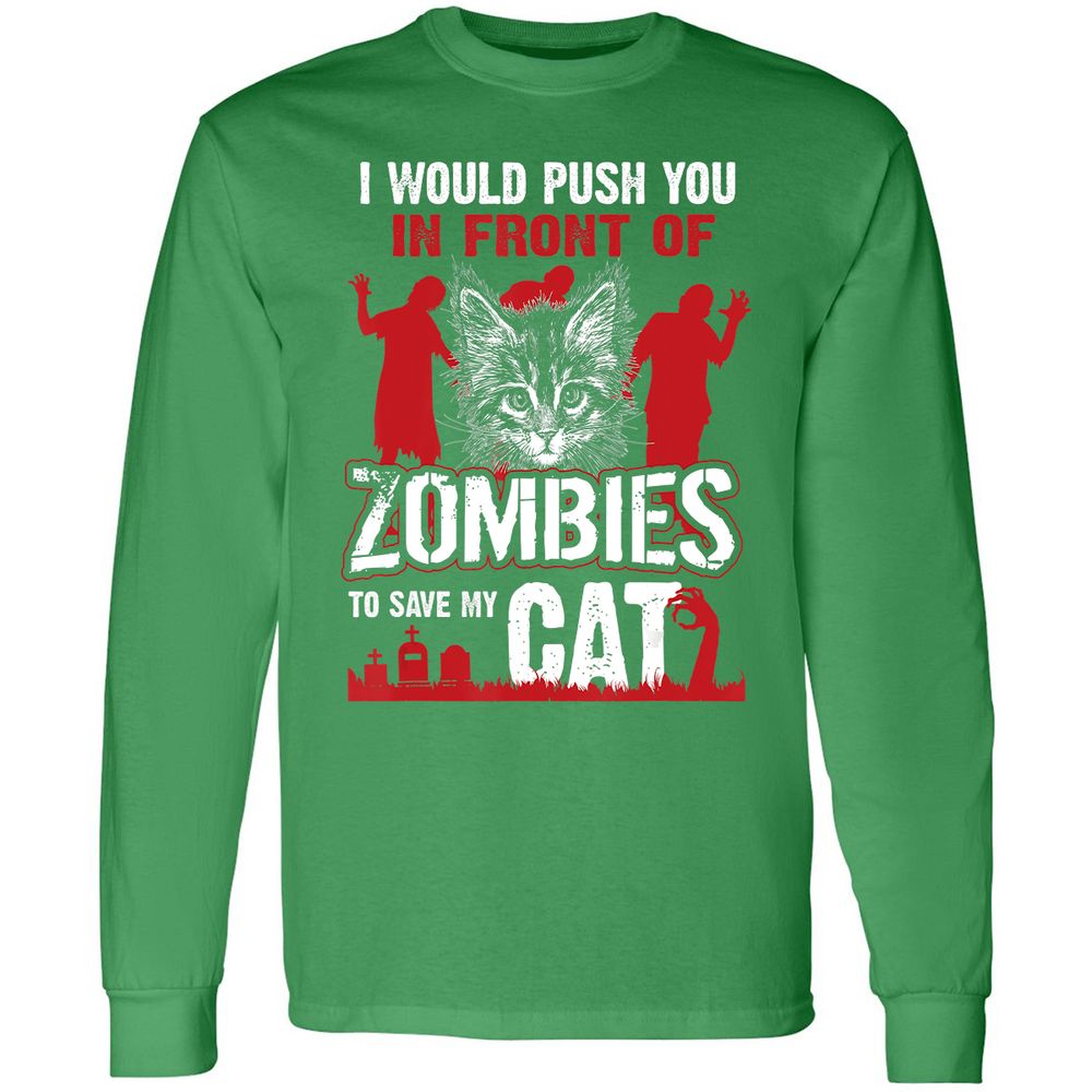 Long Sleeve T-Shirt - M1RE8M6G - Irish Green - 10