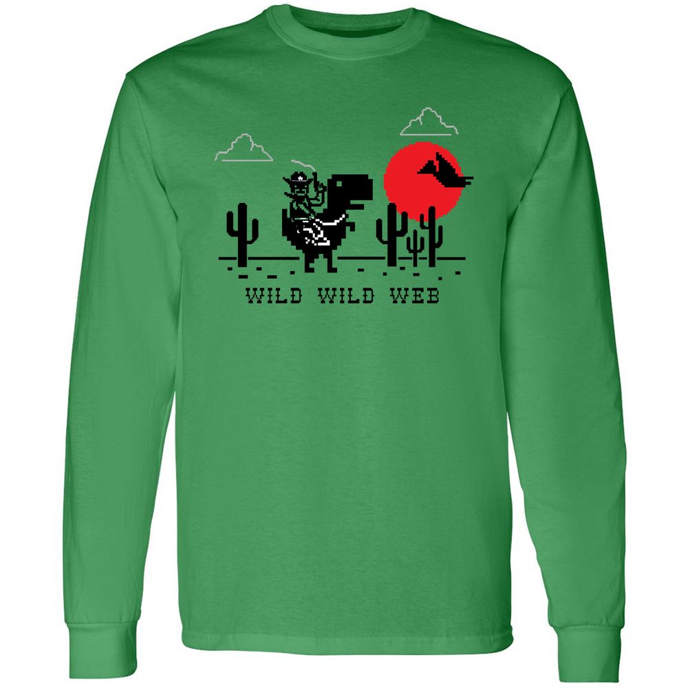 Long Sleeve T-Shirt - Q1R4N8MA - Irish Green - 10