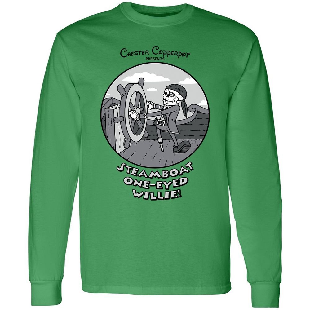 Long Sleeve T-Shirt - CSKM7NZY - Irish Green - 10