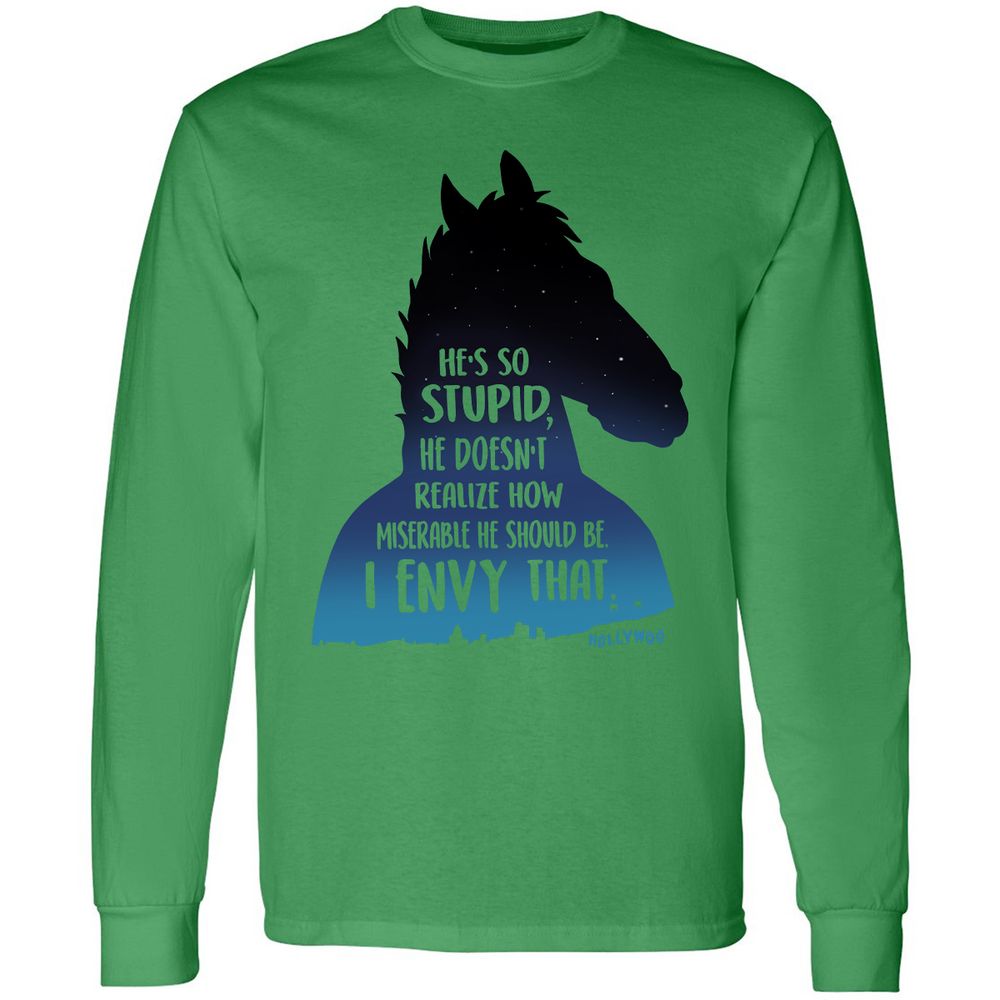 Long Sleeve T-Shirt - GNLTLT7Z - Irish Green - 10