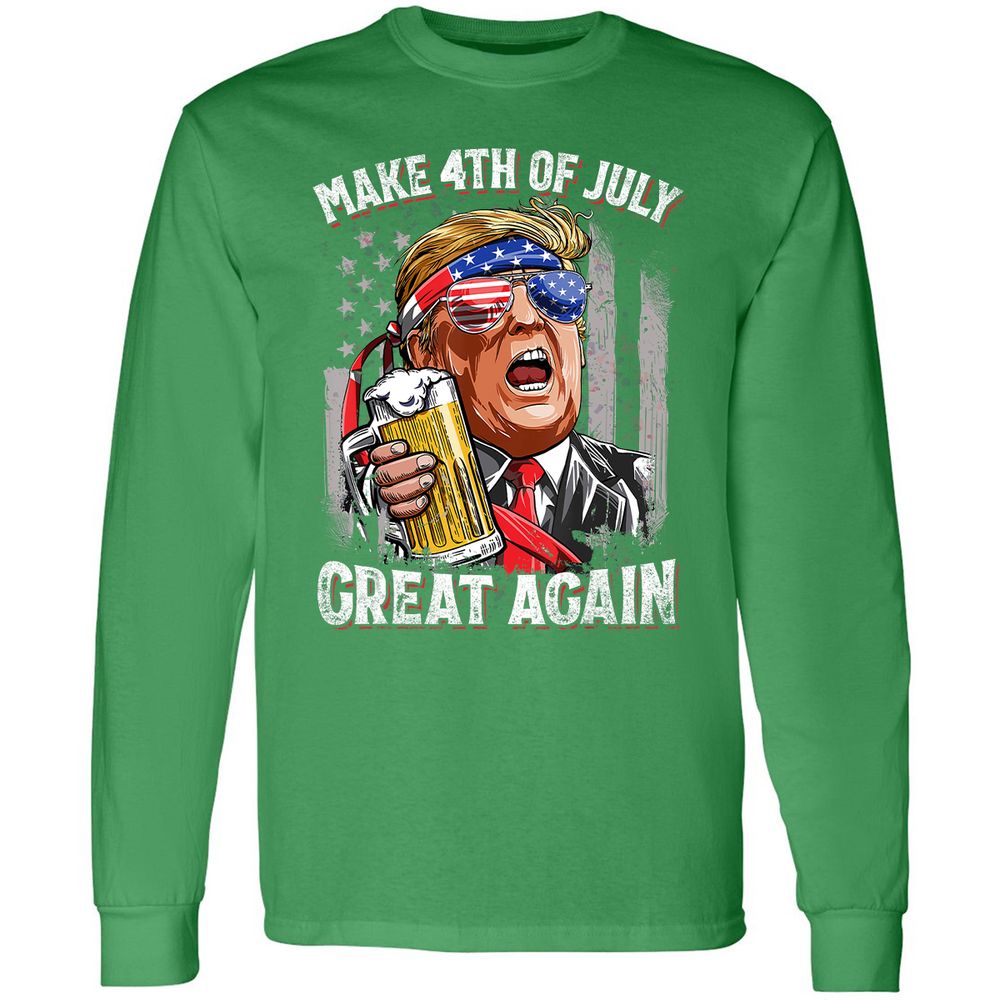 Long Sleeve T-Shirt - 2QLY8LA8 - Irish Green - 10