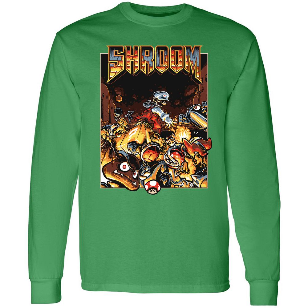 Long Sleeve T-Shirt - 8QCRFE8L - Irish Green - 10