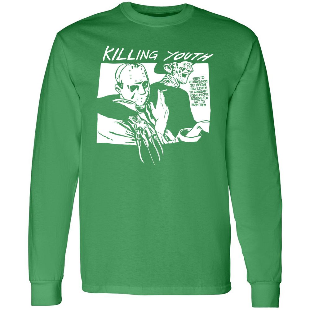 Long Sleeve T-Shirt - 8KT934H6 - Irish Green - 10