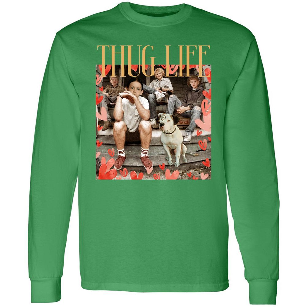 Long Sleeve T-Shirt - PQYYLDZ6 - Irish Green - 10