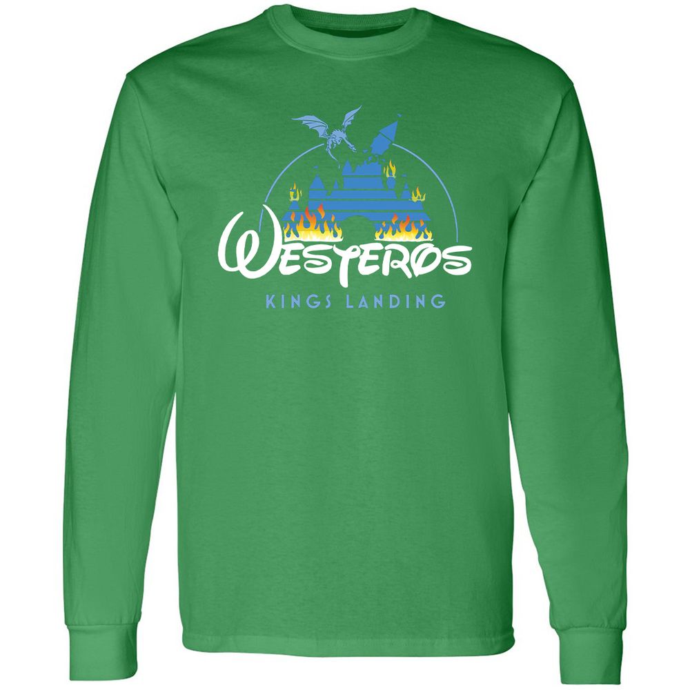 Long Sleeve T-Shirt - L5T4G5PM - Irish Green - 10