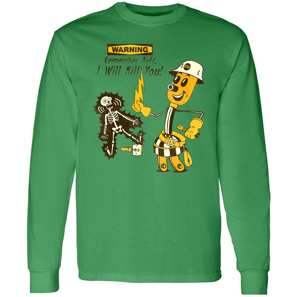 Long Sleeve T-Shirt - CX9RW1SA - Irish Green - 10