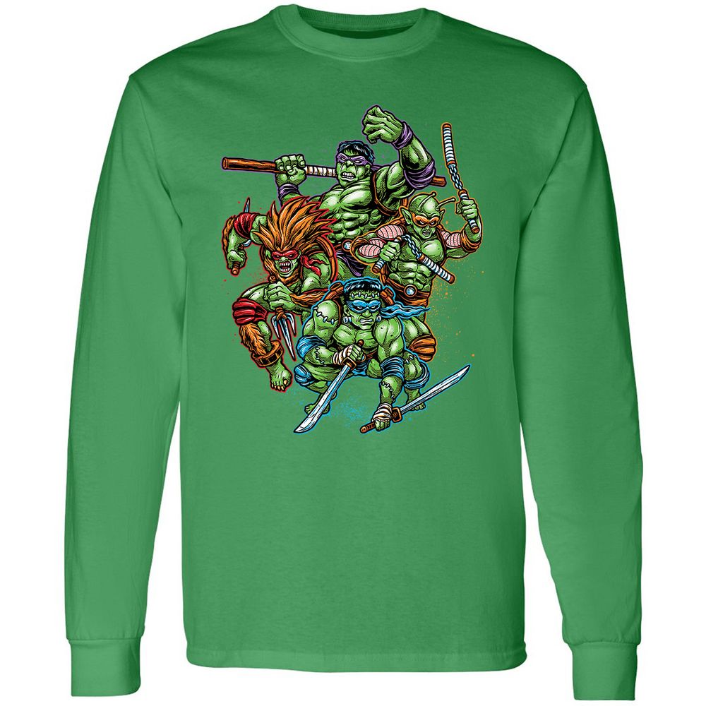 Long Sleeve T-Shirt - 84NQK8VW - Irish Green - 10