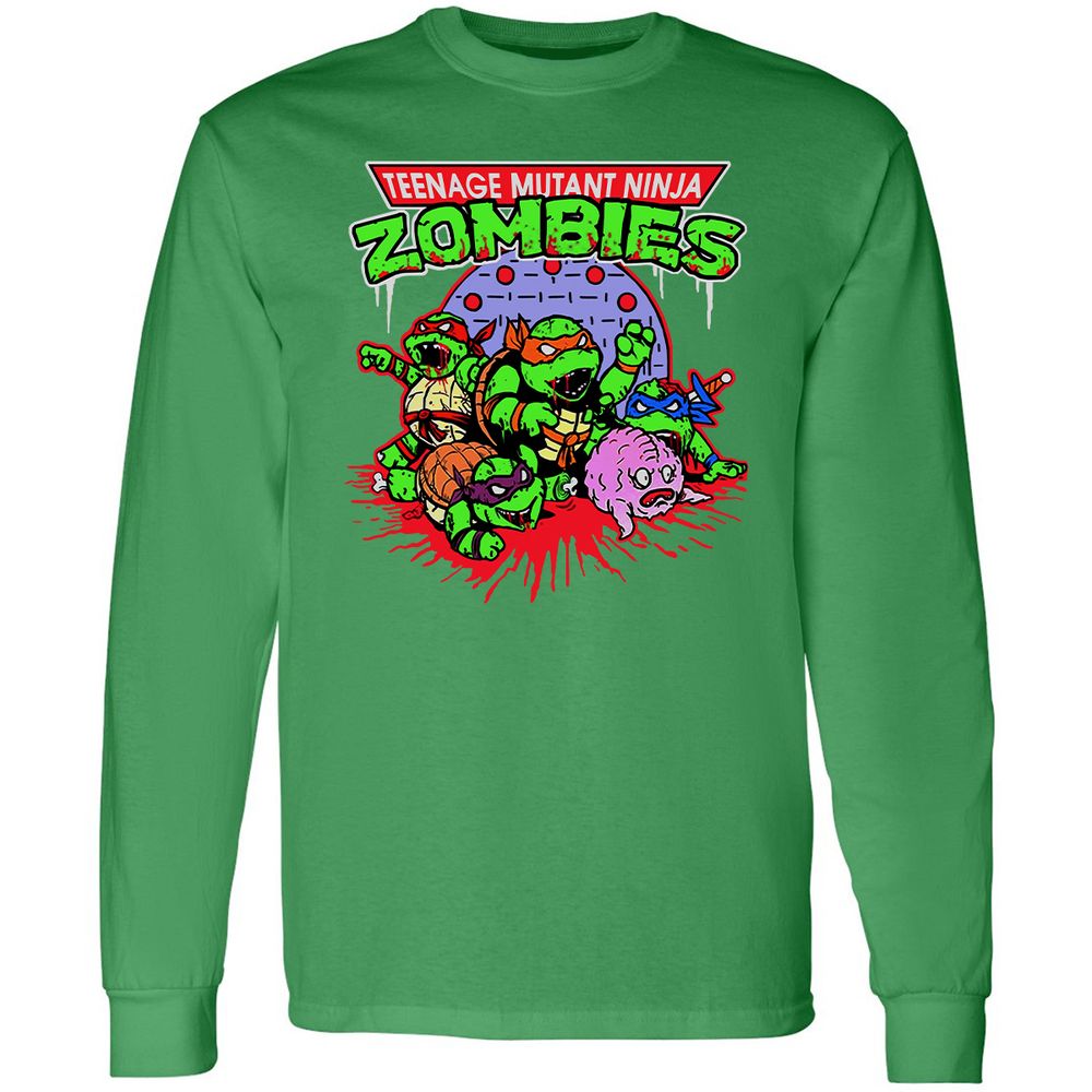 Long Sleeve T-Shirt - SKN41A3J - Irish Green - 10