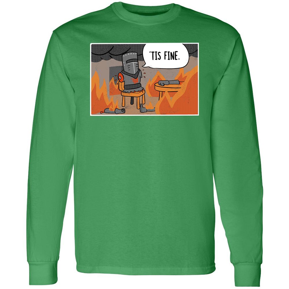 Long Sleeve T-Shirt - QAXV3DZ8 - Irish Green - 10