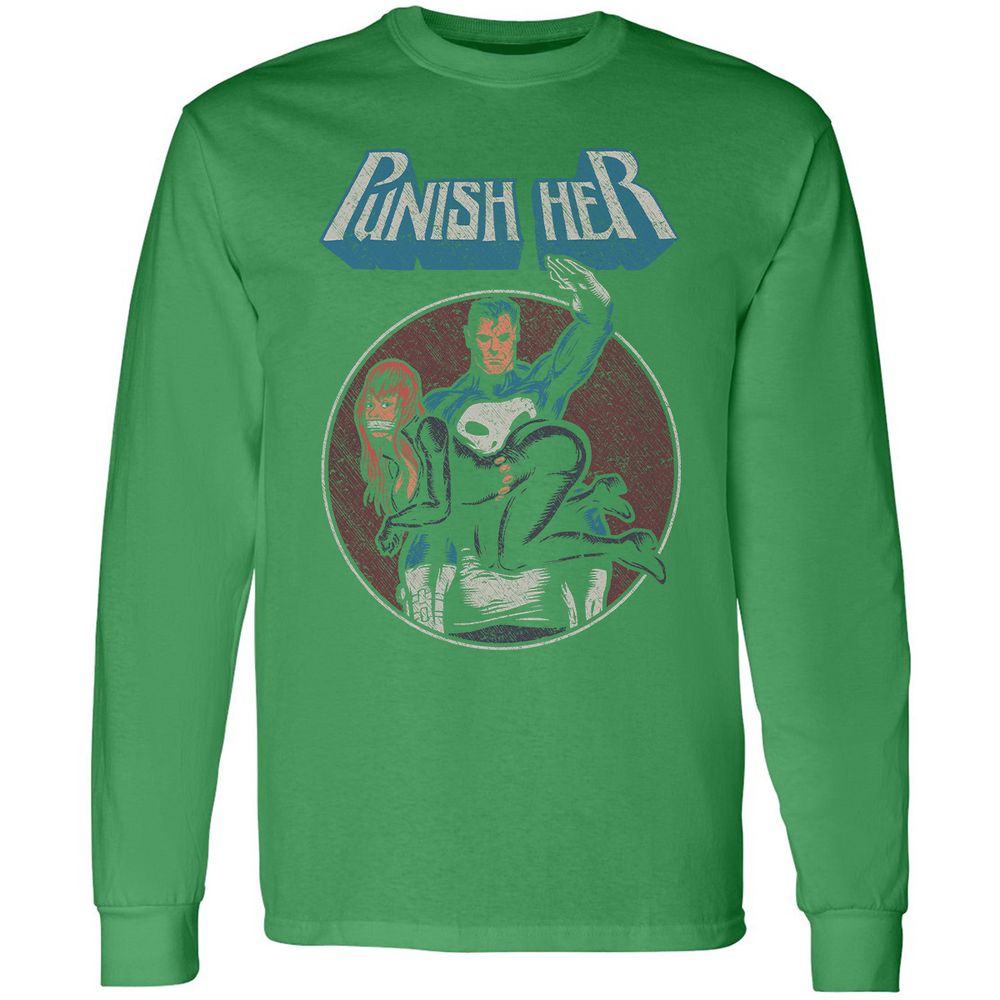 Long Sleeve T-Shirt - D7GXQ684 - Irish Green - 10