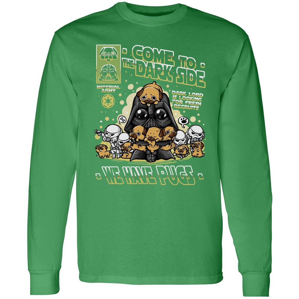 Long Sleeve T-Shirt - NZXPK2LQ - Irish Green - 10