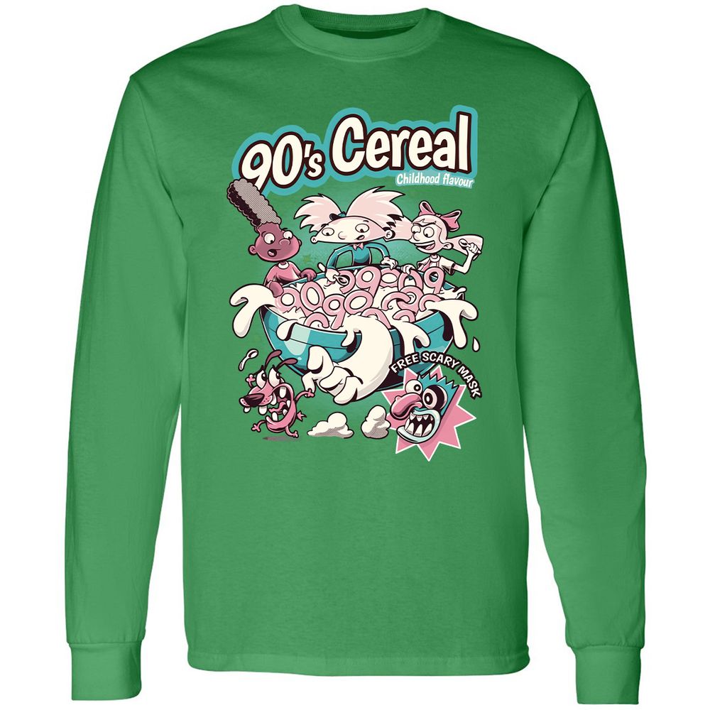 Long Sleeve T-Shirt - TRBF1XJU - Irish Green - 10