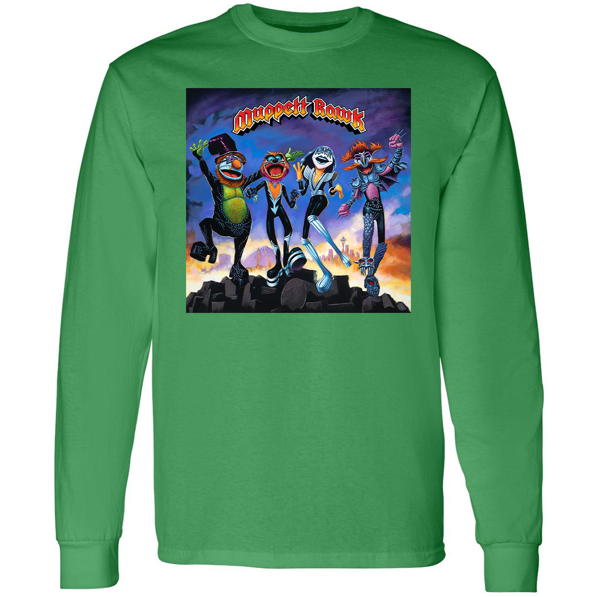 Long Sleeve T-Shirt - QKVUGCVQ - Irish Green - 10