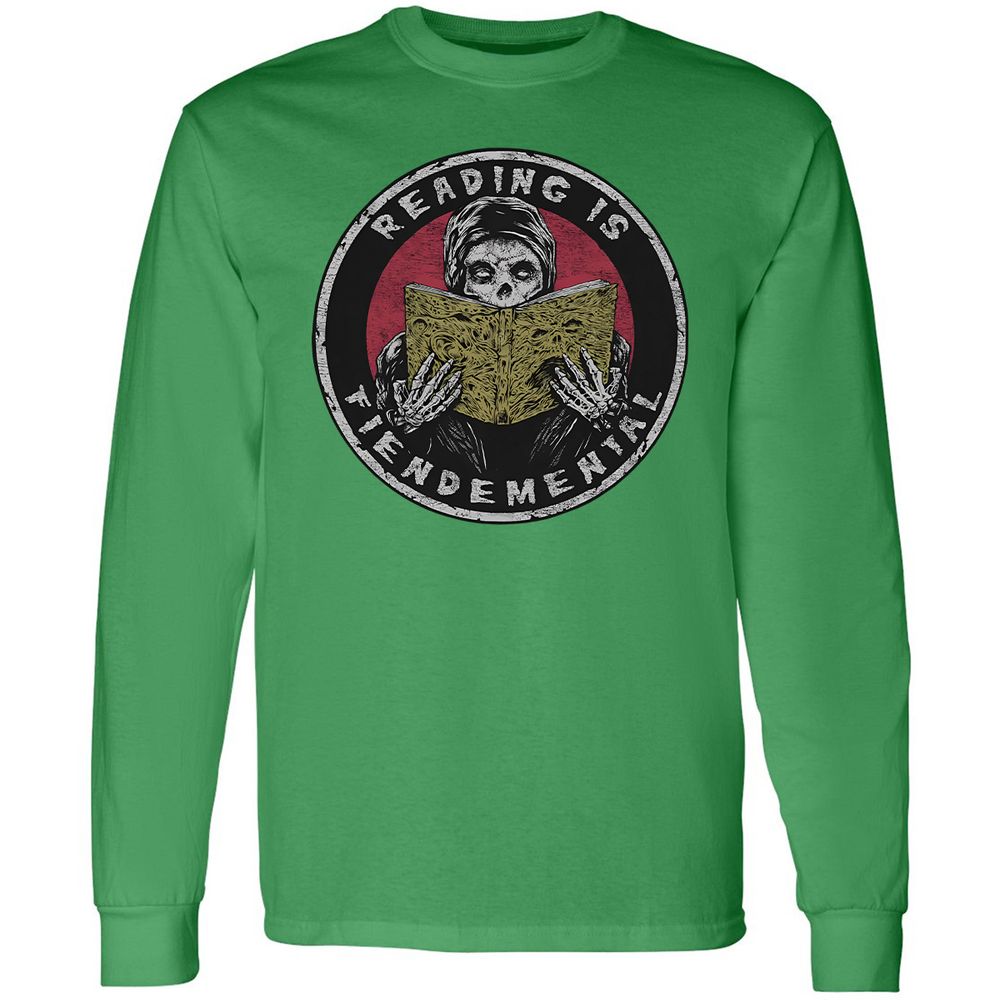 Reading Is Fiendemental - Irish Green - 10