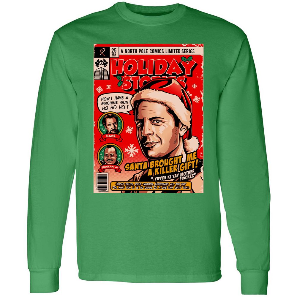 Long Sleeve T-Shirt - W7SXNDXL - Irish Green - 10