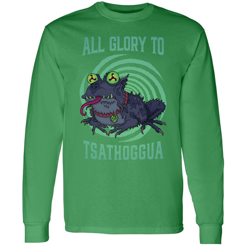 Long Sleeve T-Shirt - QCMKMJSY - Irish Green - 10