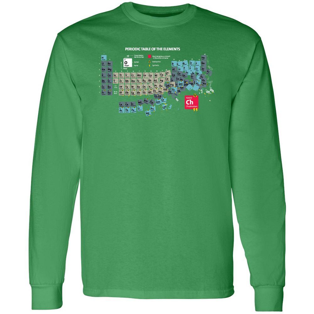 Long Sleeve T-Shirt - ZL5WEL1L - Irish Green - 10