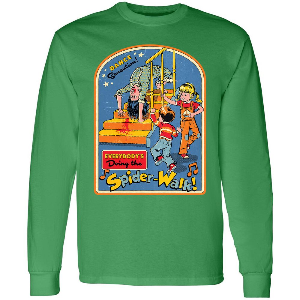 Long Sleeve T-Shirt - YZKD8JQT - Irish Green - 10