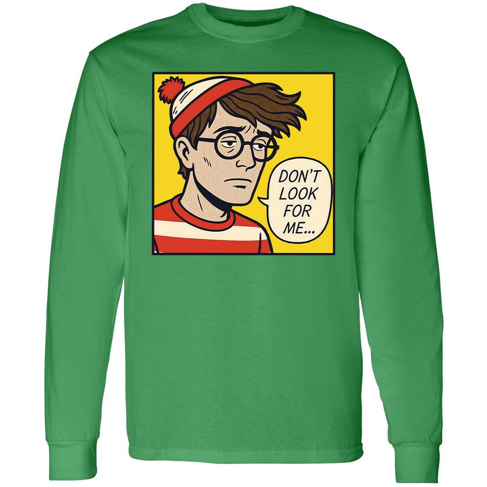 Long Sleeve T-Shirt - NQSVM9PG - Irish Green - 10