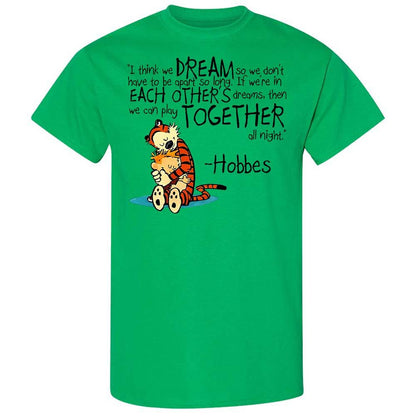 Calvin Hobbes Dreams - Irish Green - 10